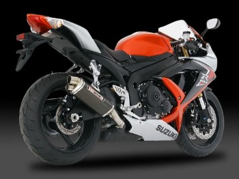 YOSHIMURA kipufogó, slip on, EEC - GSX-R 600/750 K8-L0 Tri-Oval DUAL EXIT slip on, SS, EEC